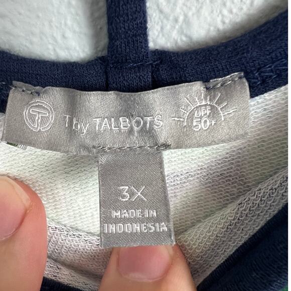 T by Talbots Womens 3X Plus Floral Dress UPF 50+‎ Coastal Resort Travel Stretch - Picture 6 of 10